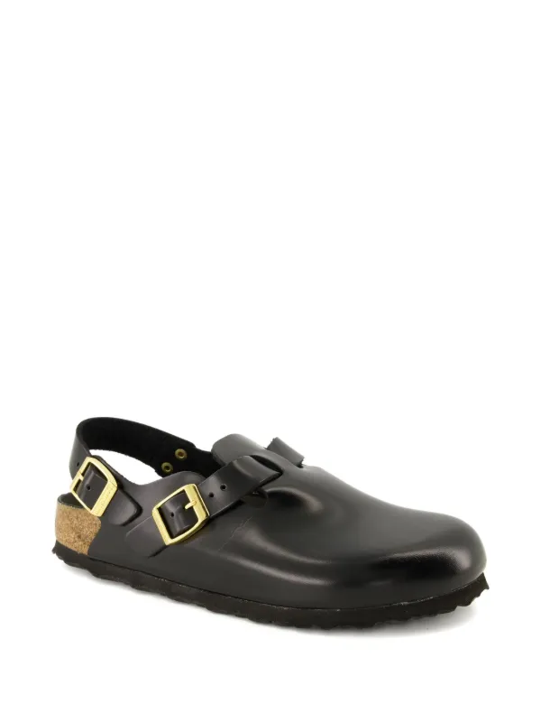 Birkenstock Tokio II buckle-strap Mules | Black | FARFETCH