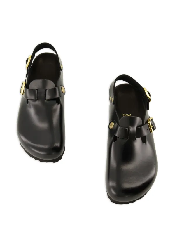 Birkenstock Tokio II buckle-strap Mules | Black | FARFETCH