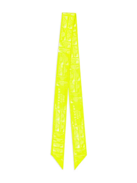 Givenchy graphic-print silk scarf