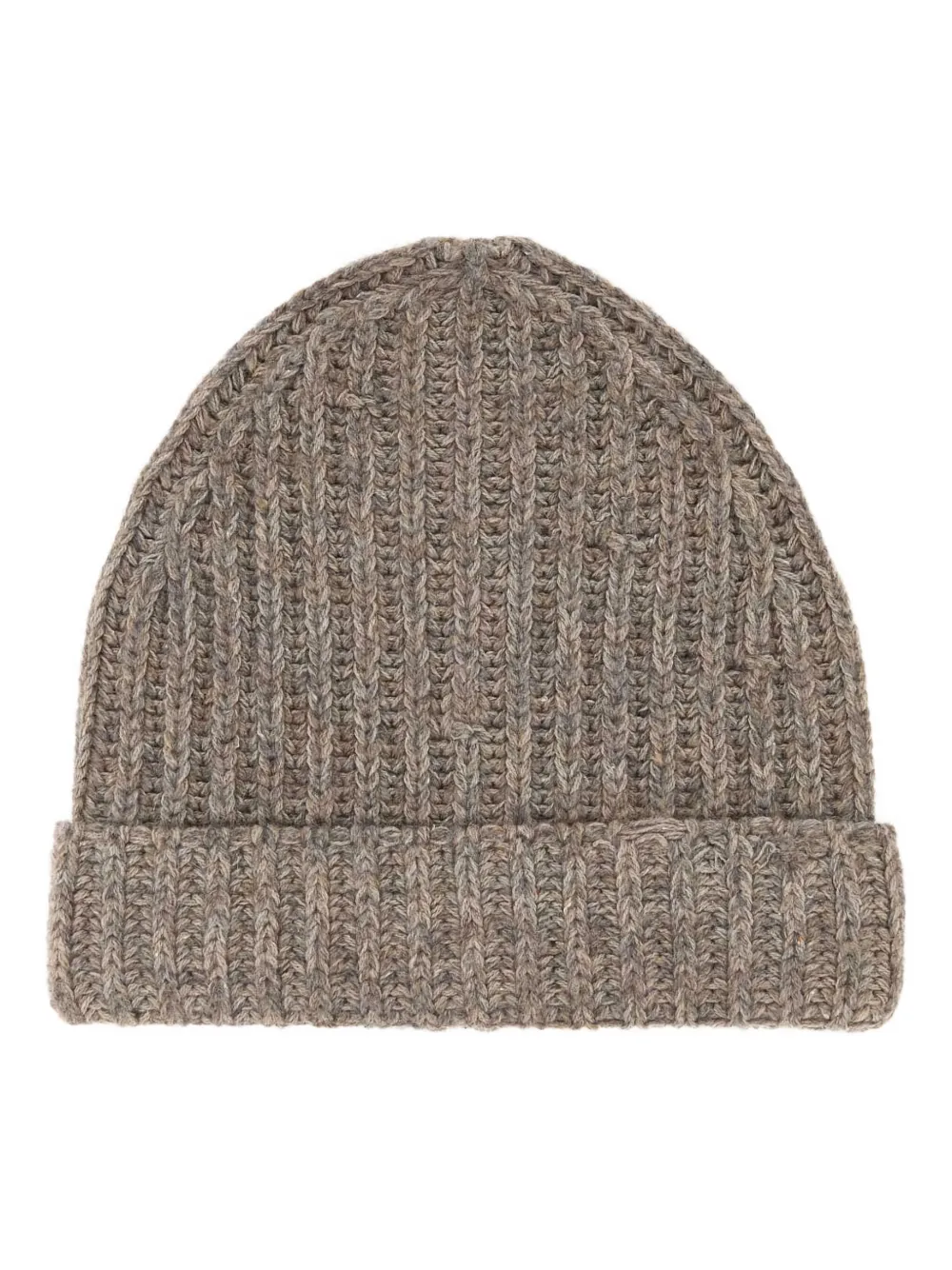 Maison Margiela virgin wool blend distressed beanie hat - Bruin