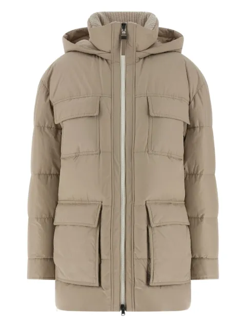 Brunello Cucinelli quilted padded coat
