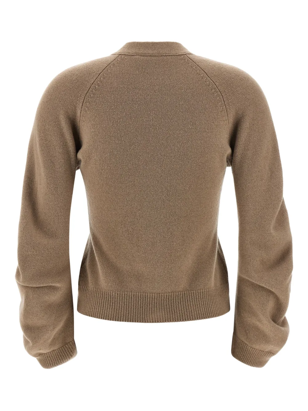 Nude Curved Sleeves Cardigan In Neutral