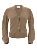 Nude long-sleeves cardigan - Neutrals