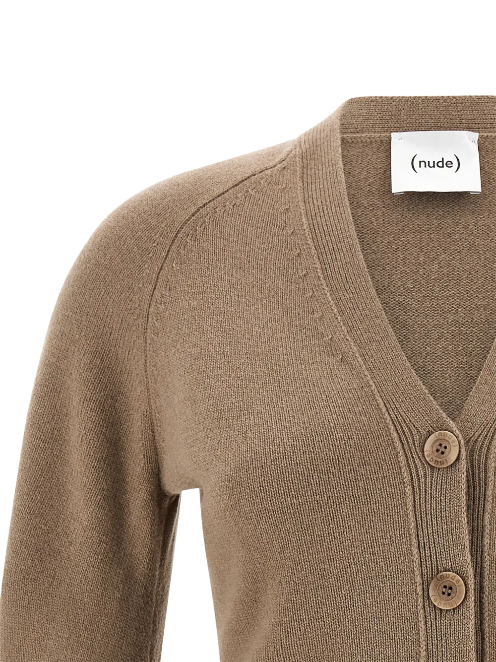 Nude Vest met lange mouwen Beige