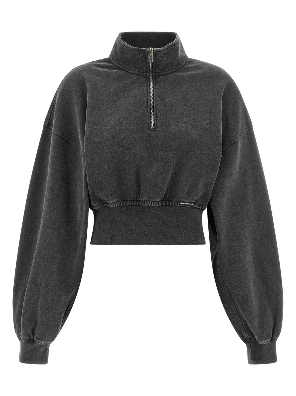 Alexander Wang sweat à col montant zippé | gris | Image 1
