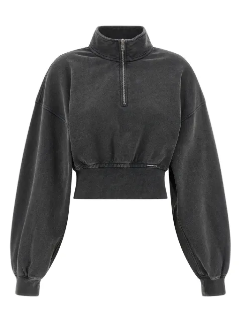 Alexander Wang half-zip high-neck sweatshirt