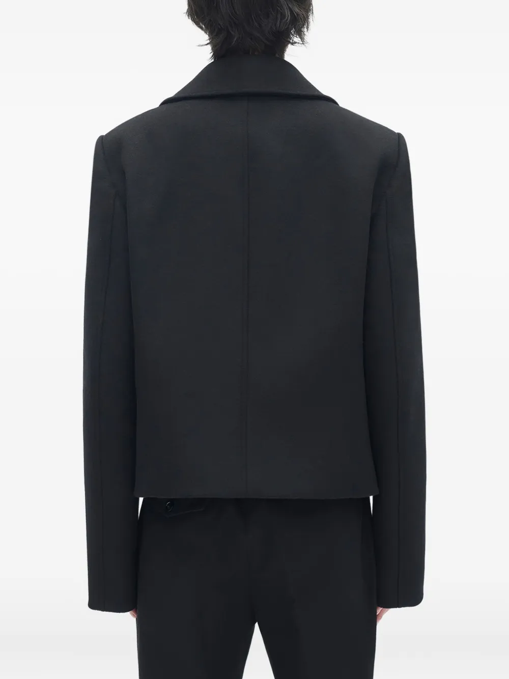 Ann Demeulemeester Desideer Double-breasted Jacket In Black