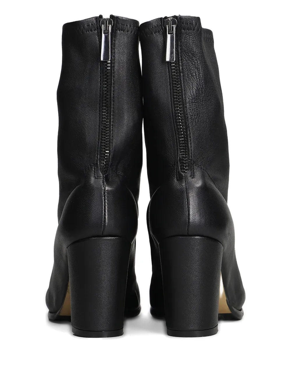 L Arianna 70mm Block Heel Boots In Black
