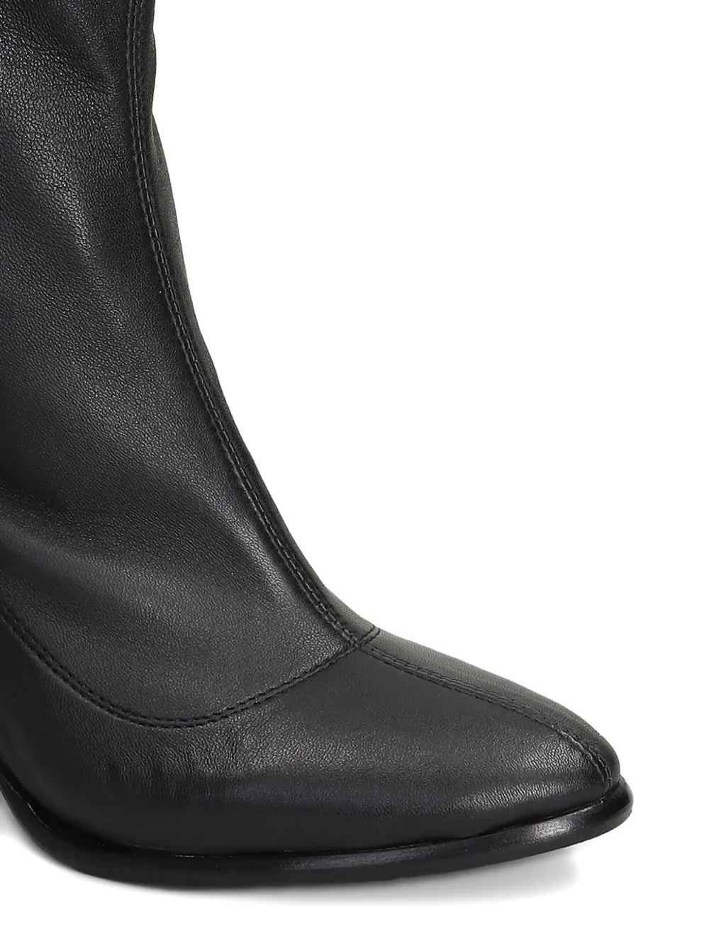 L Arianna 70mm Block Heel Boots In Black