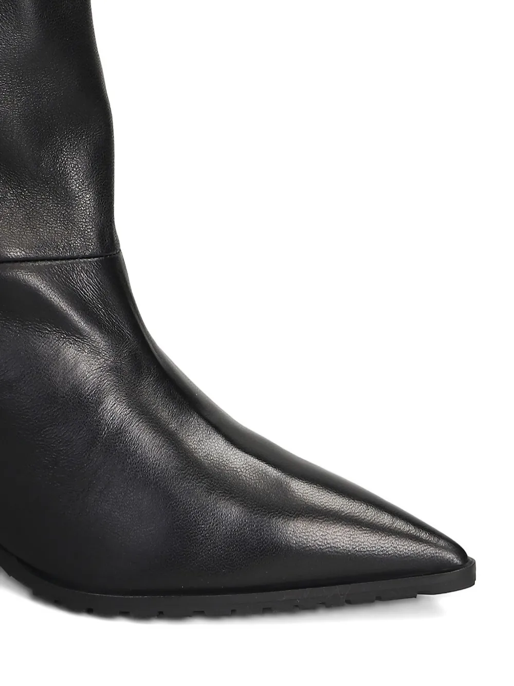 Fratelli Russo Ruched Boots In Black