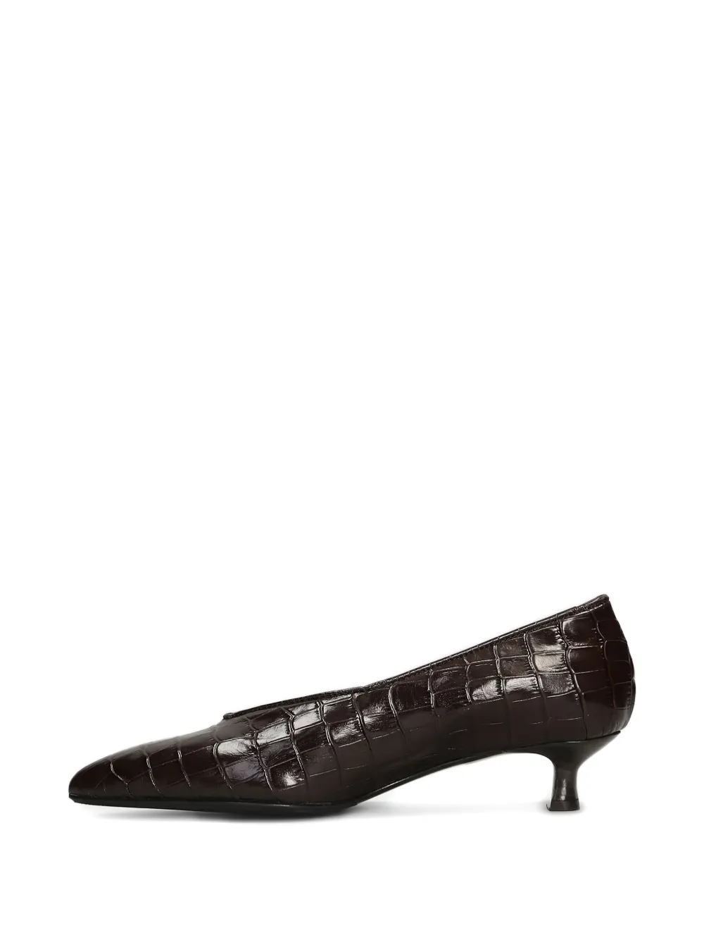 L Arianna pointed-toe crocodile-effect pumps | Heeled Pumps | Image 2