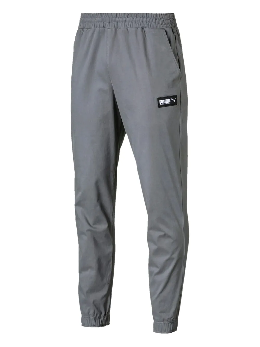 Puma Fusion Woven Track Pants In Gray