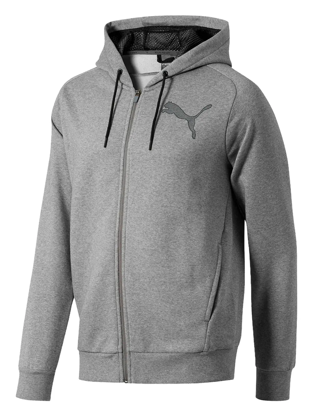 PUMA  Modern Sport zip-up hoodie | Grey | Image 1