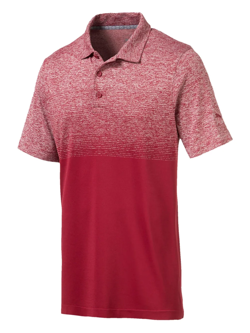 Puma Evoknit Ombre Polo Shirt In Red
