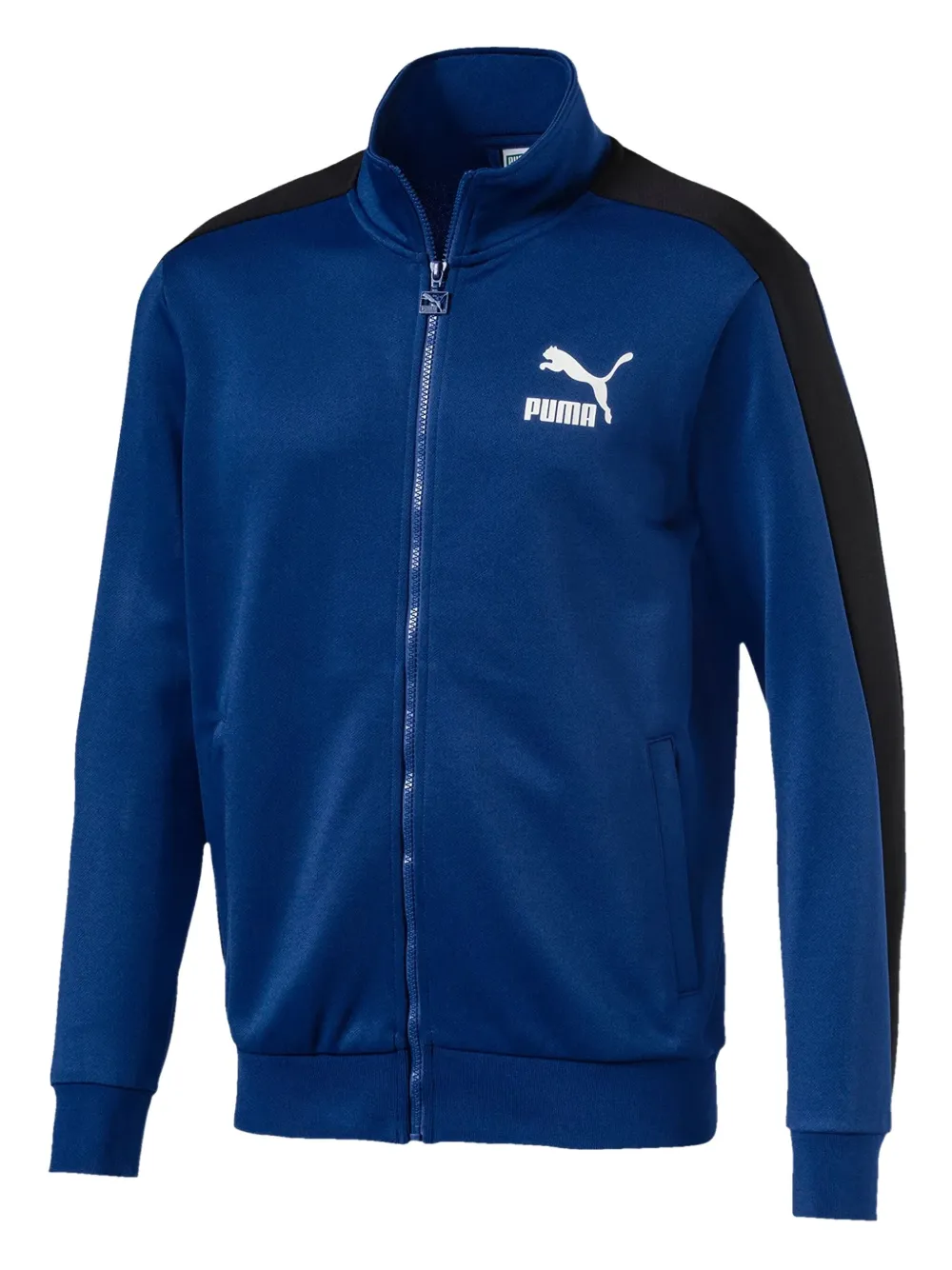 PUMA T7 side-stripe track jacket | Blue | Image 1