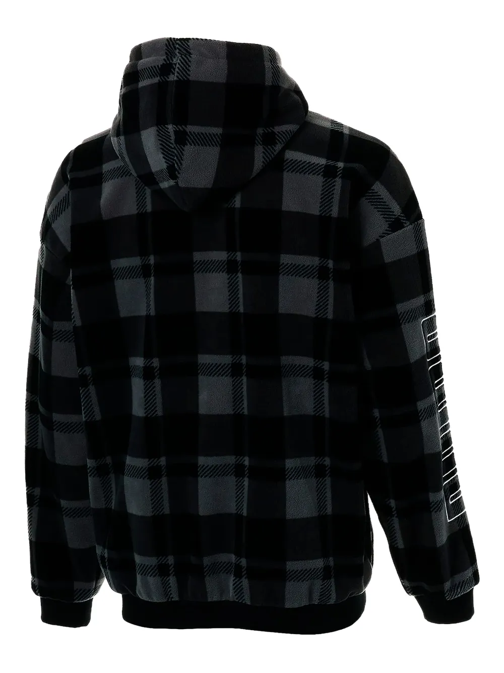 PUMA check-pattern drawstring hoodie | Hoodies | Image 2