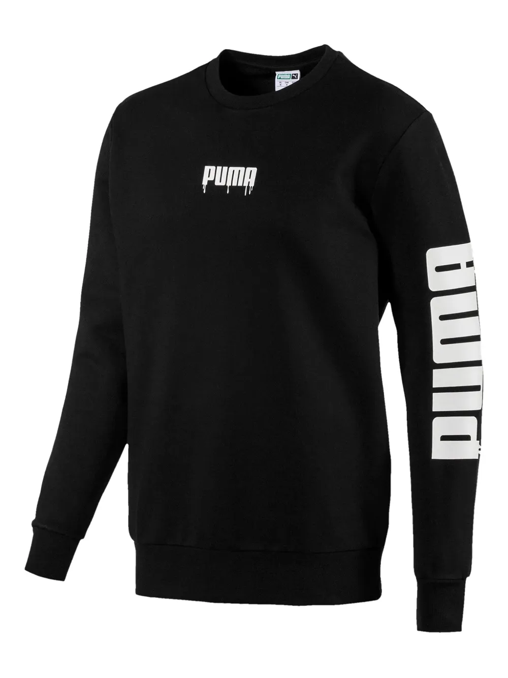 Puma Super  Crew Sound T-shirt In Black