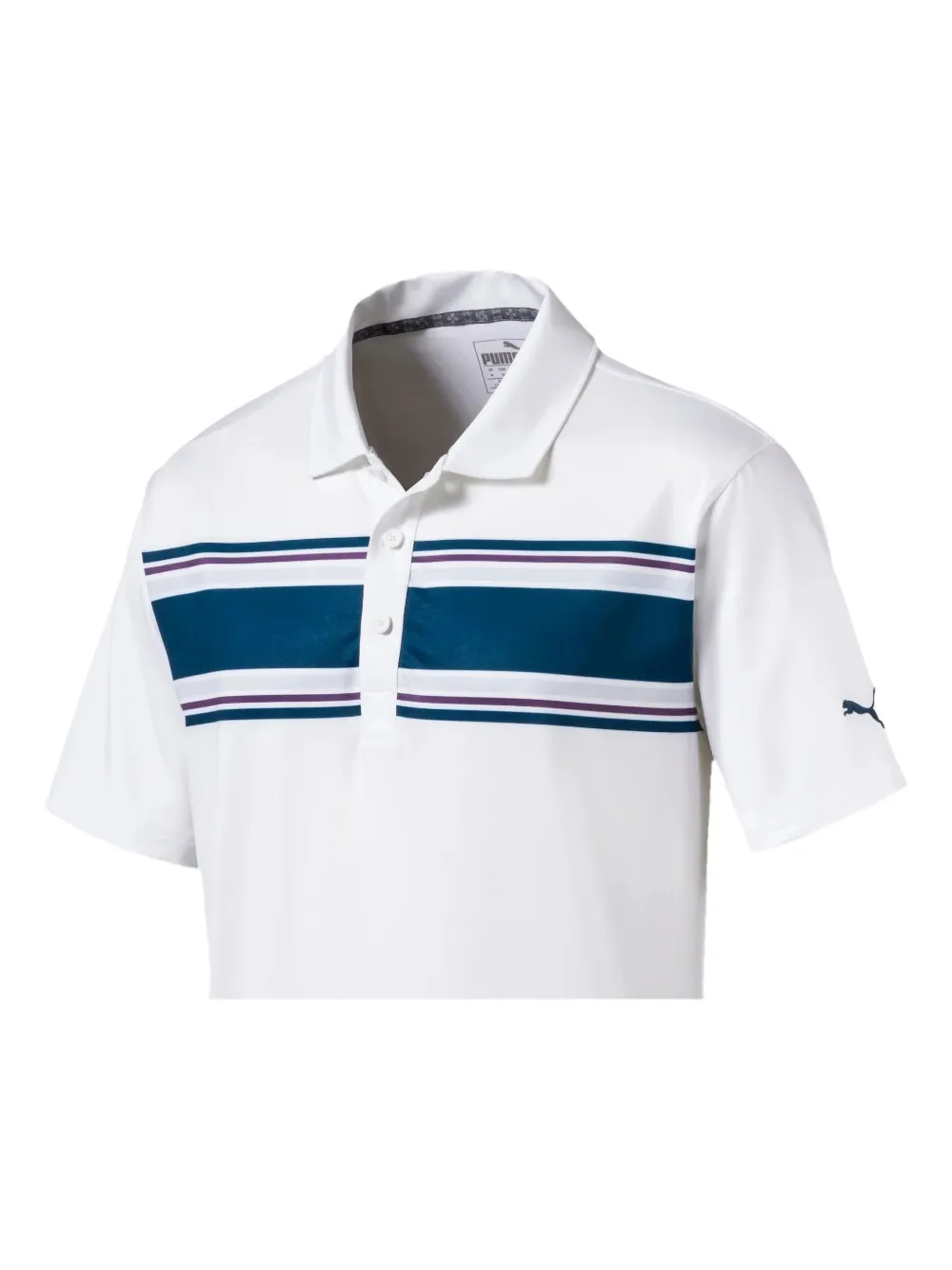 Puma Montauk Performance Polo Shirt In White