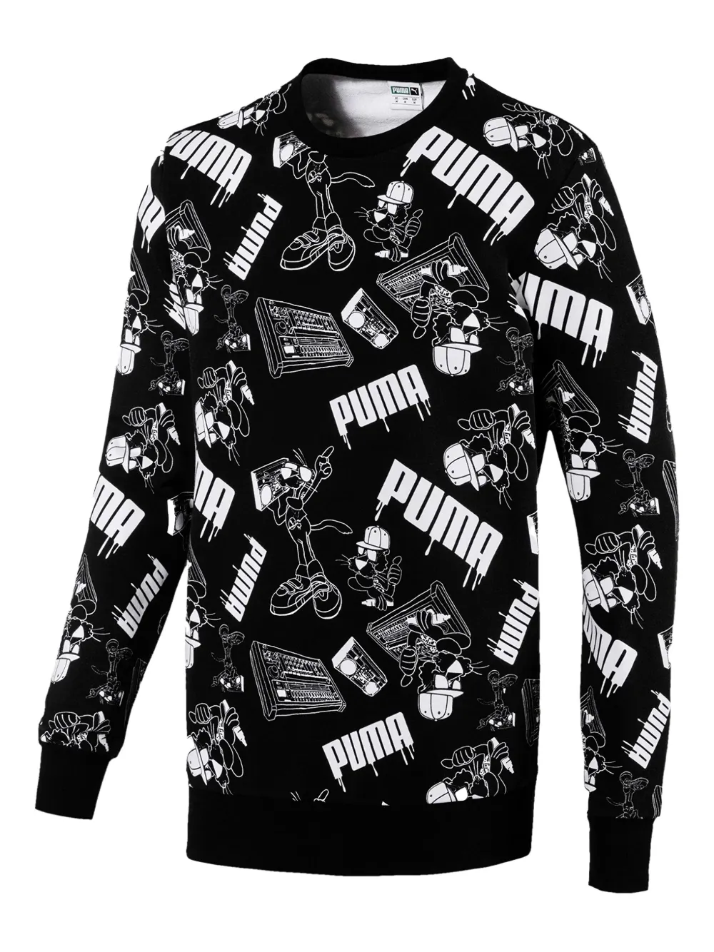PUMA playera Super Puma Sound AOP | negro | Image 1