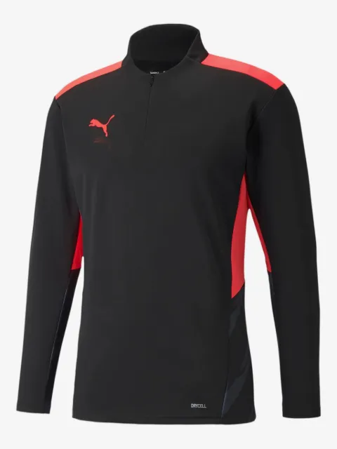 PUMA zip-fastening long-sleeve T-shirt