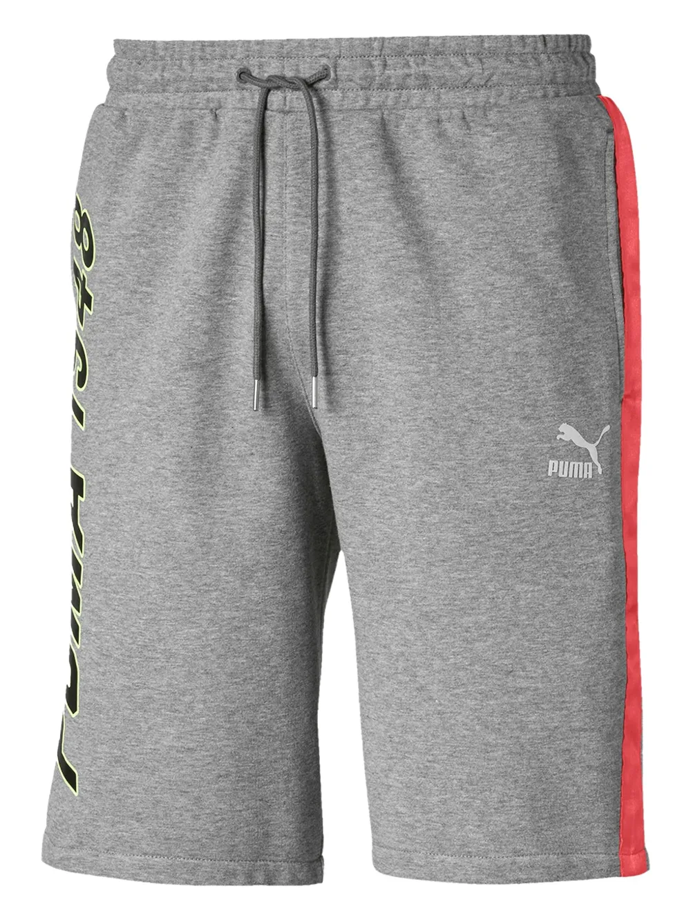 Puma Drawstring Track Shorts In Gray