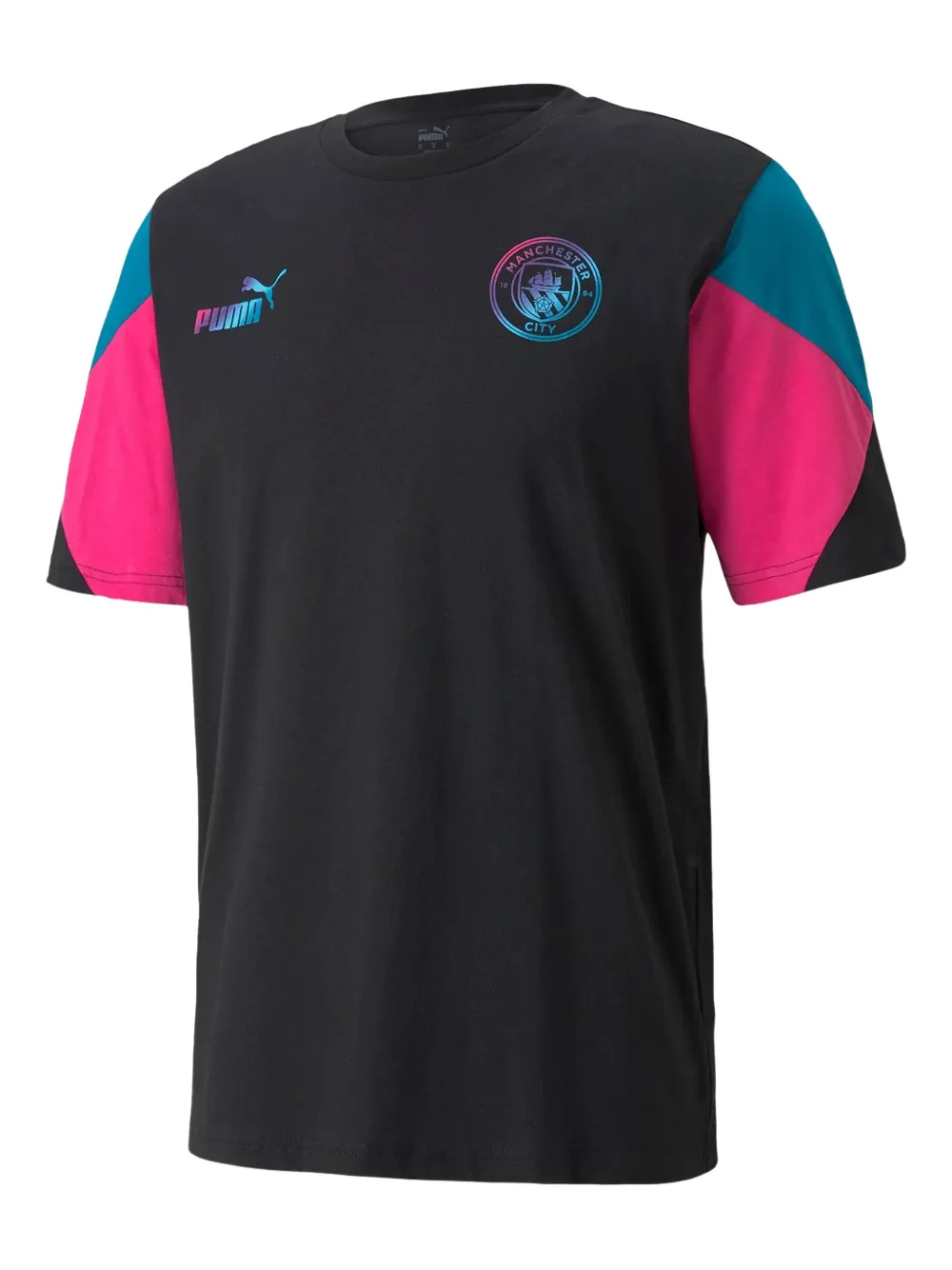 PUMA Manchester City FtblCulture T-shirt | Black | Image 1
