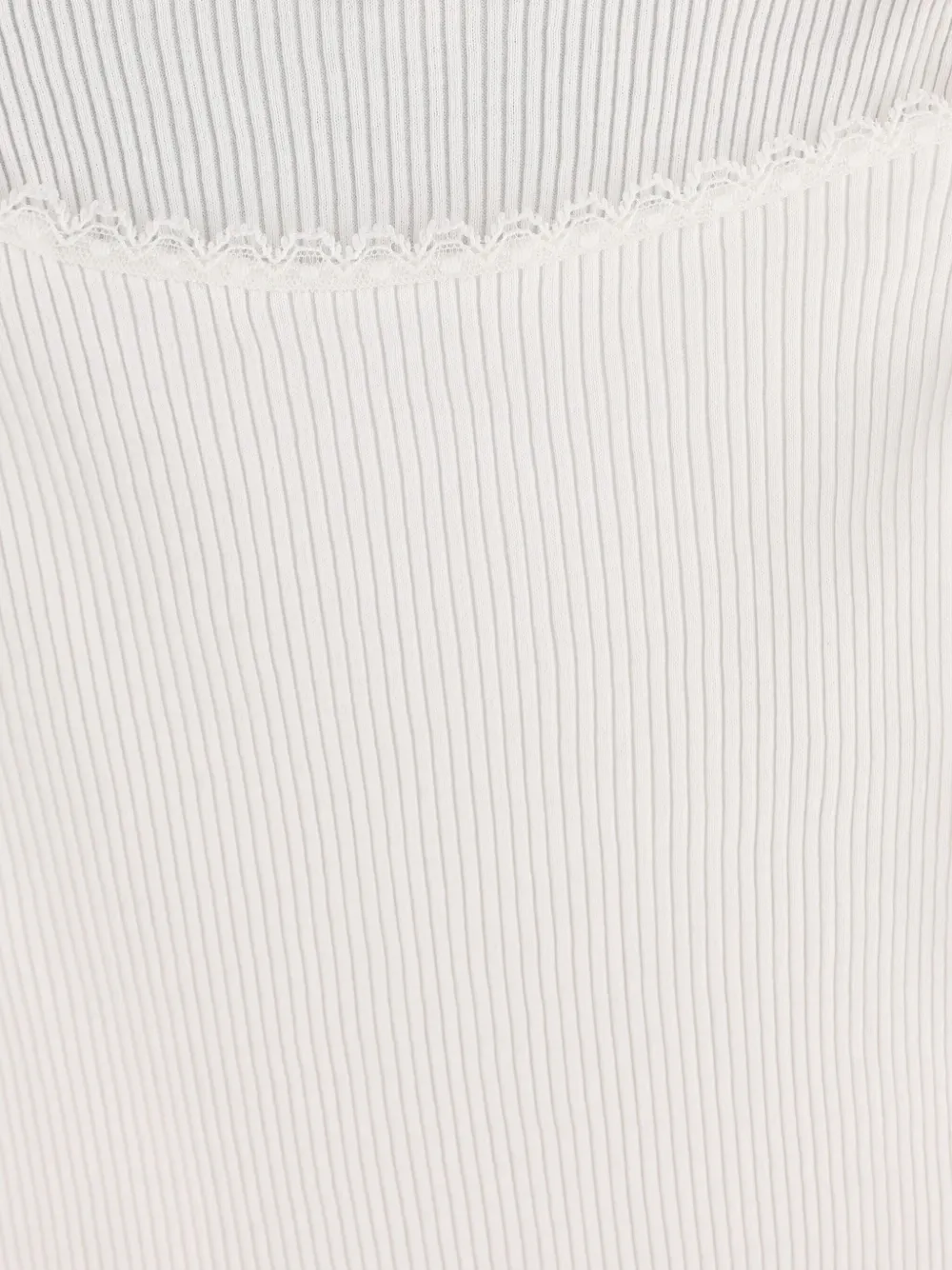 Chloé Scallop-trim Tank Top In White