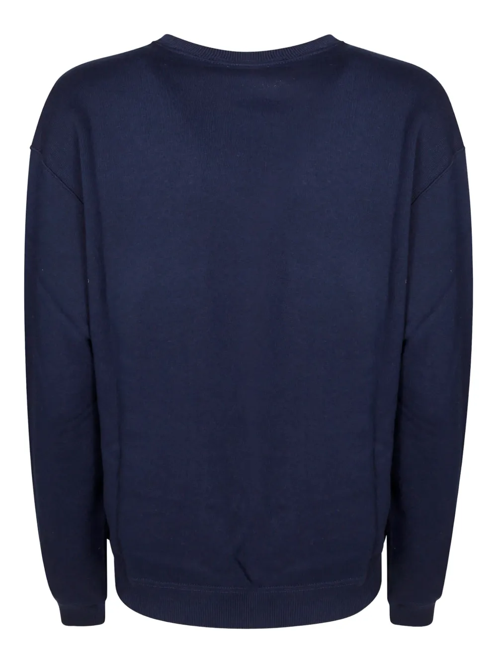 Polo Ralph Lauren Logo-detail Crew-neck Sweater In Blue
