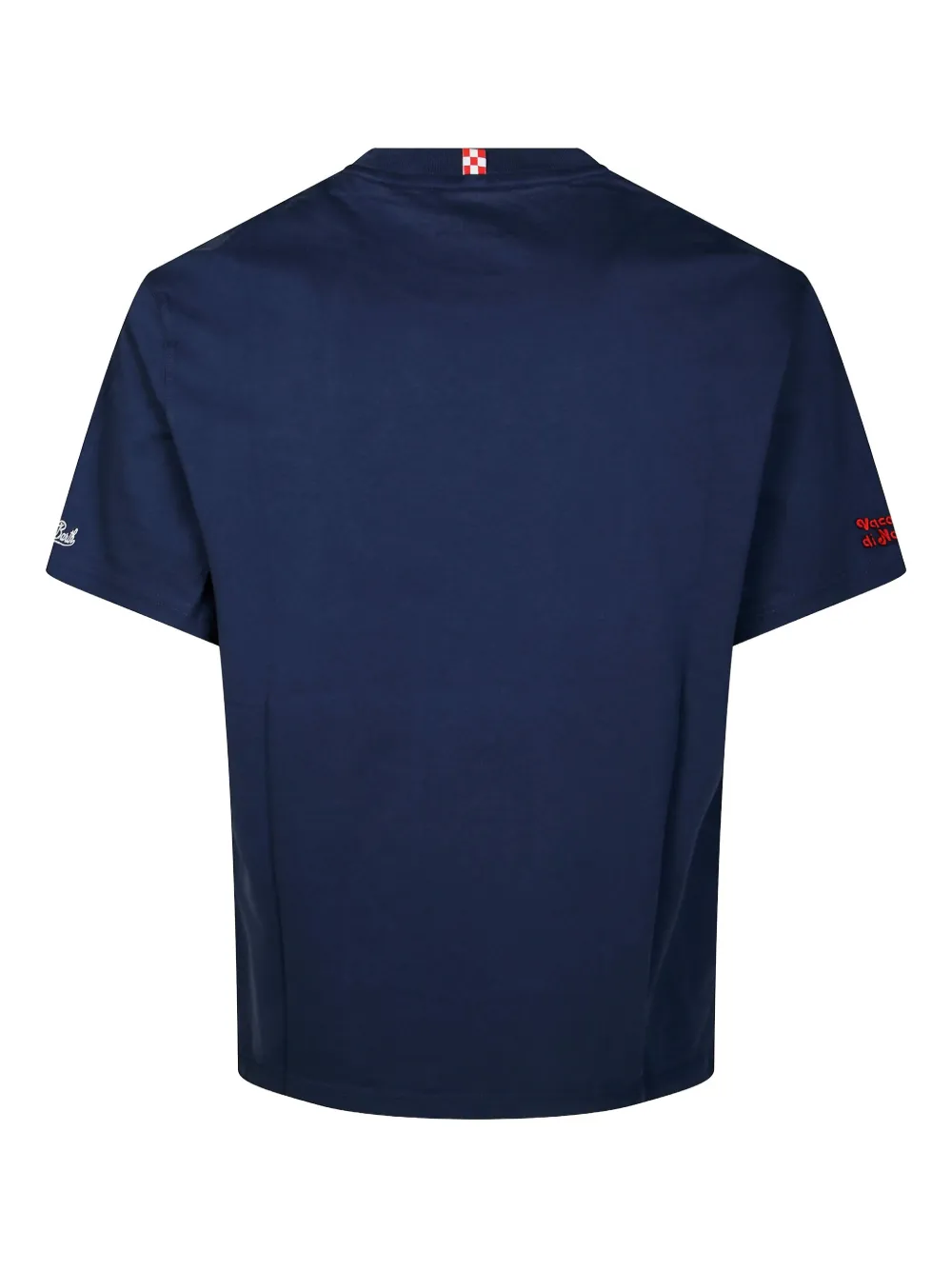 Mc2 Saint Barth Embroidered T-shirt In Blue