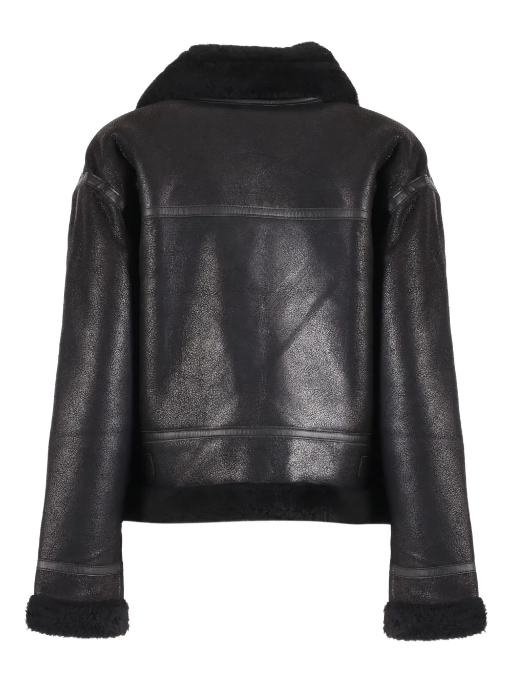 Schott chamarra con cuello de pelo | Chamarras de piel | Image 2