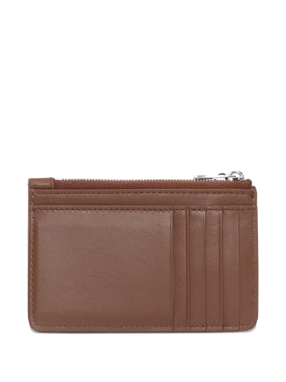 Weekend Max Mara Trafoi Leather Cardholder In Brown