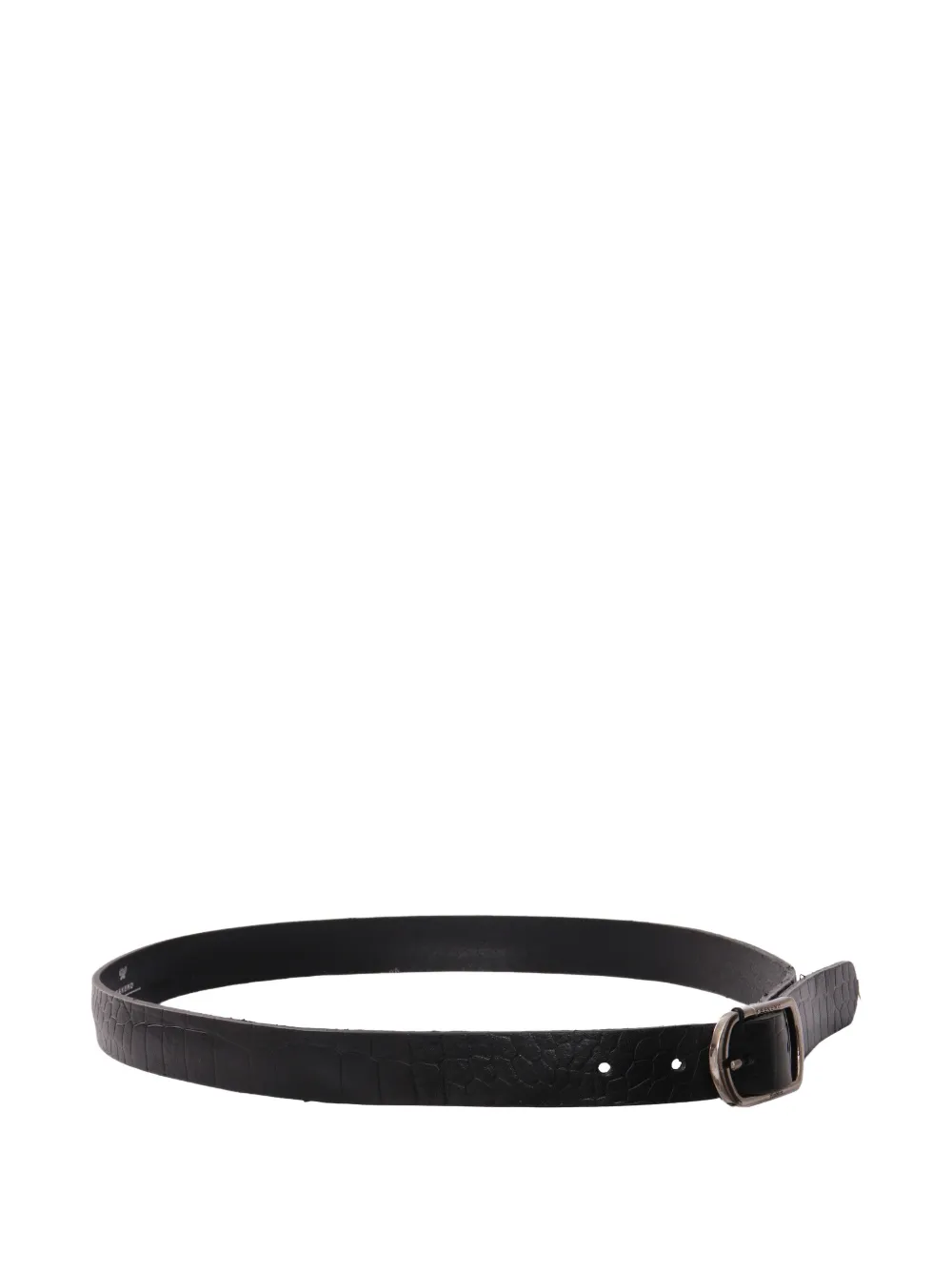 Weekend Max Mara Vignola embossed leather belt | Black | Image 1