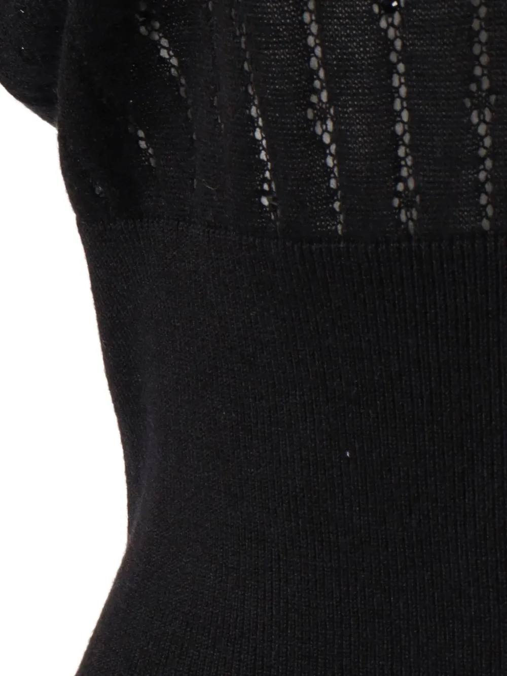 Max Mara Nogara vest met knopen Zwart