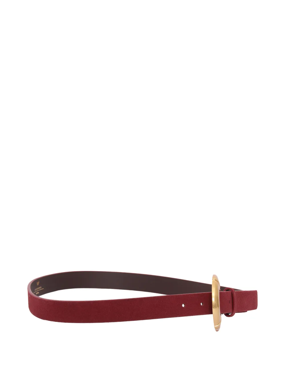 Weekend Max Mara Sebino Buckled Leather Belt In Brown