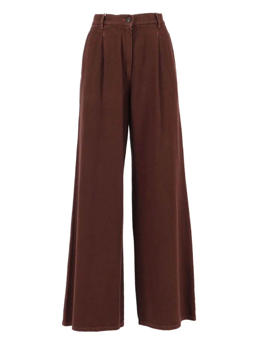 Weekend Max Mara nanda pleated trousers | Brown | Image 1