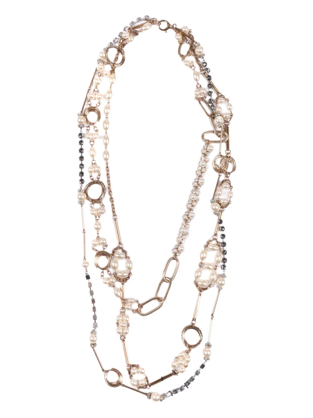 Weekend Max Mara Jabot Necklace In Gold