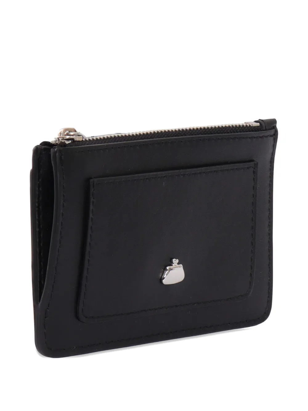 Weekend Max Mara Trafoi Leather Cardholder In Black