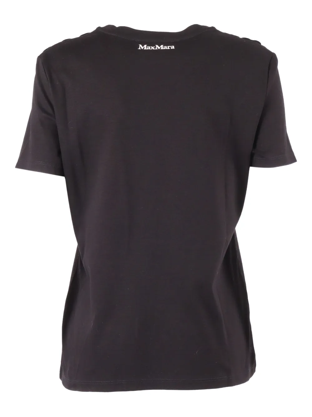 Max Mara Umano Sequin-embellished T-shirt In Black