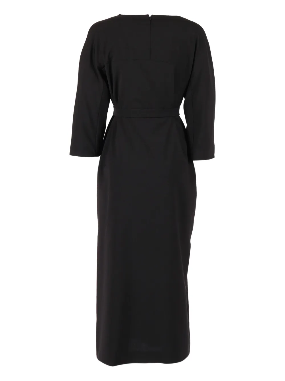 Weekend Max Mara Laziale belted dress - Zwart