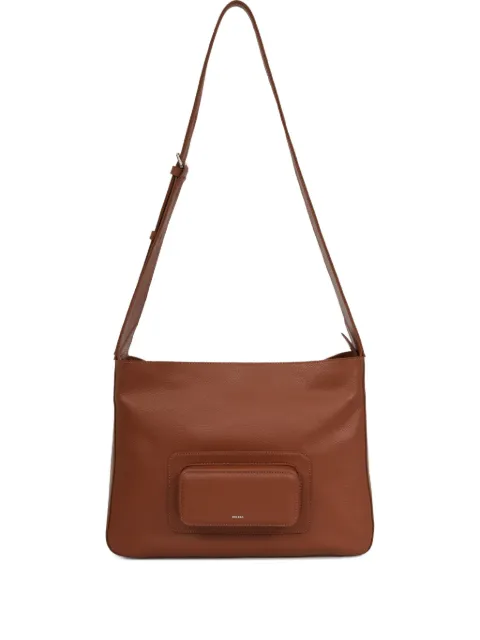MISCI Moquequinha leather messenger bag