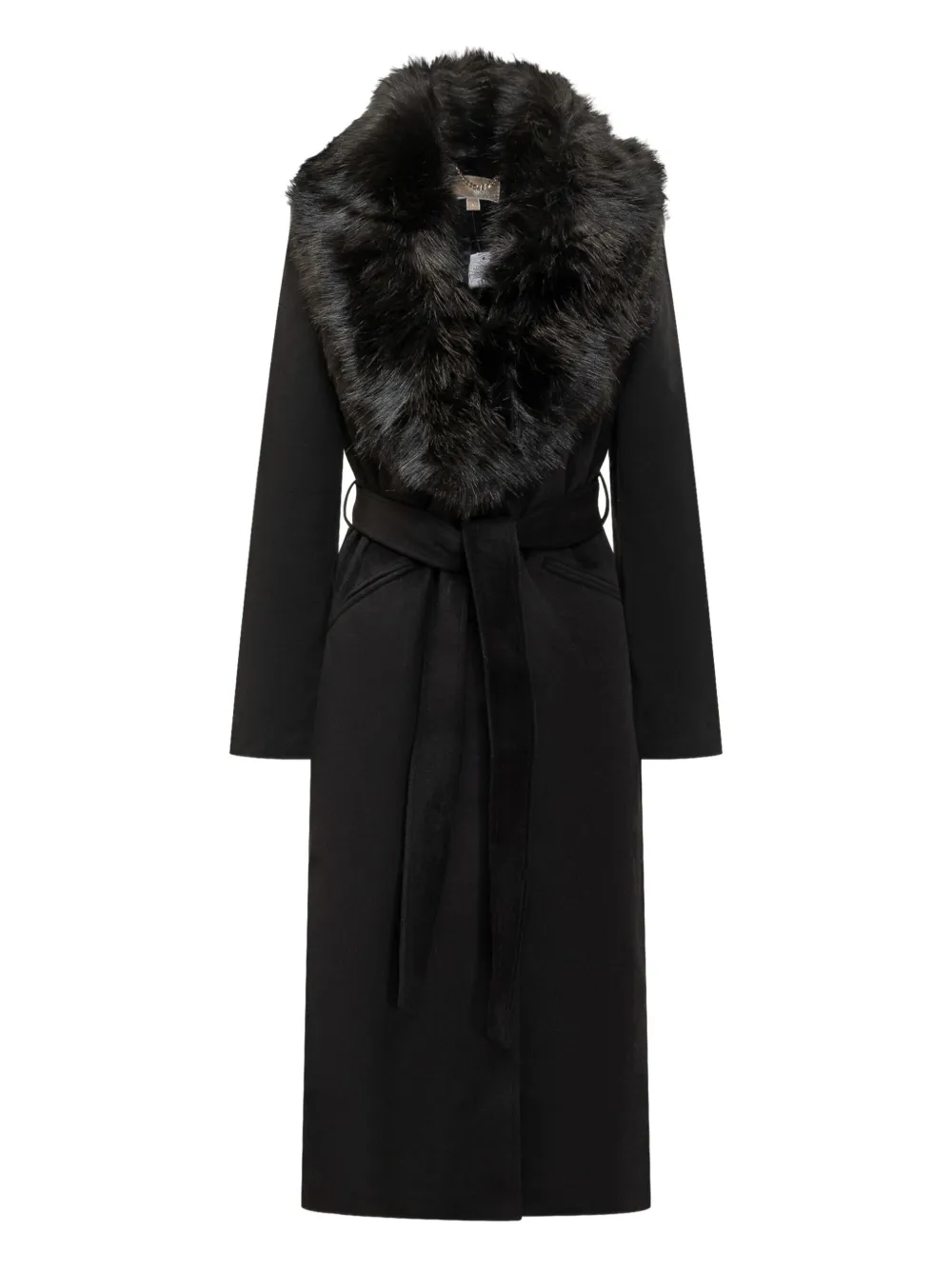 Michael Michael Kors abrigo con cinturón | negro | Image 1