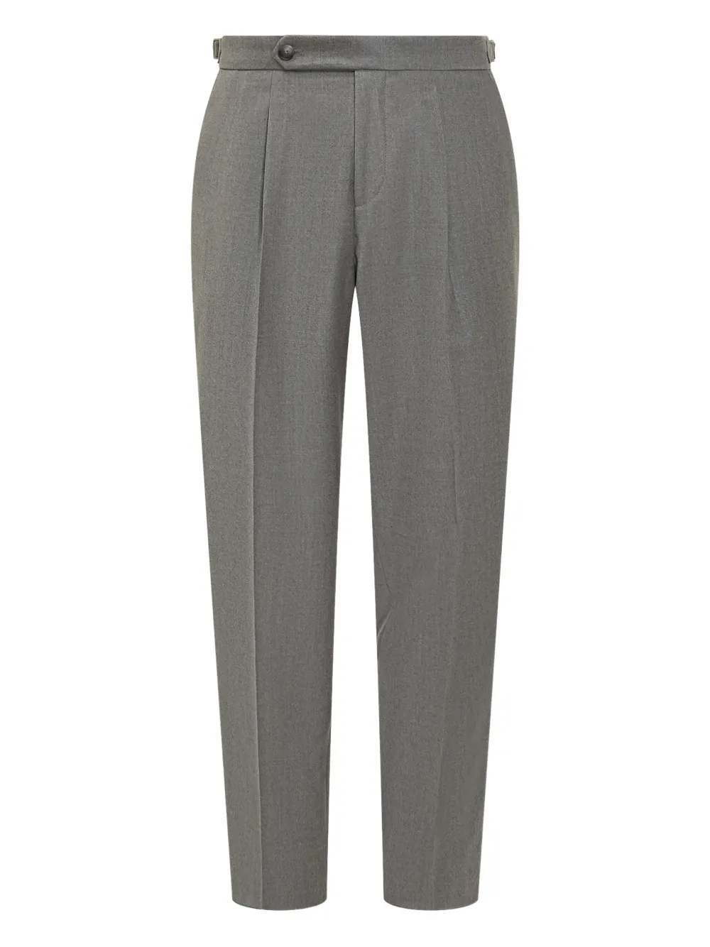 Hugo Boss Boss Gray Boss Pants With Pences And Zip Closure In Gray
