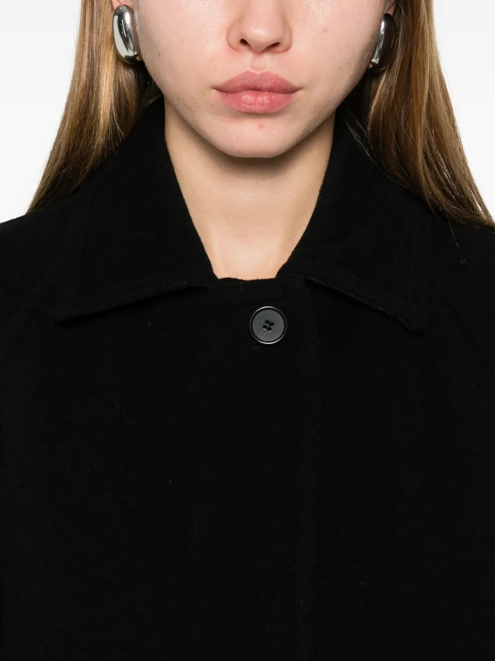 Filippa K Single-breasted Coat In Black