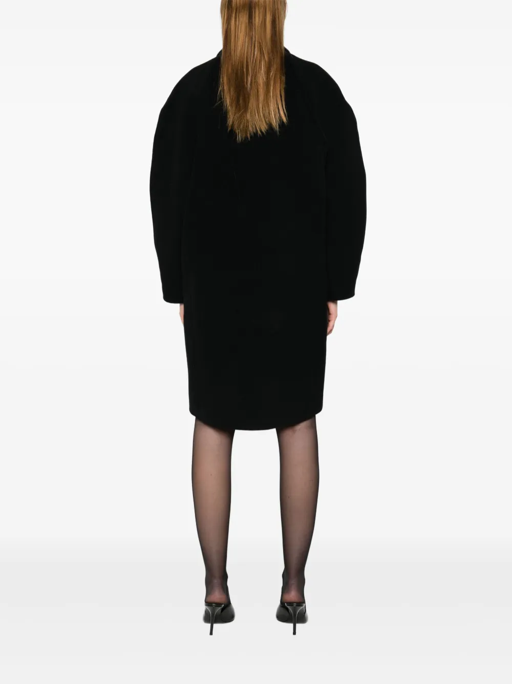 Filippa K Jas met enkele rij knopen Zwart