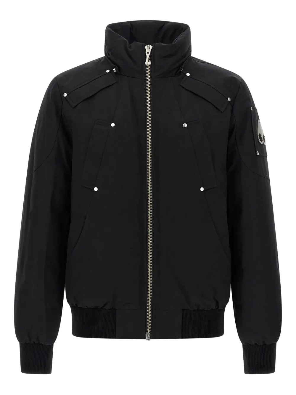 Moose Knuckles Original Ballistic Down Jacket In Black