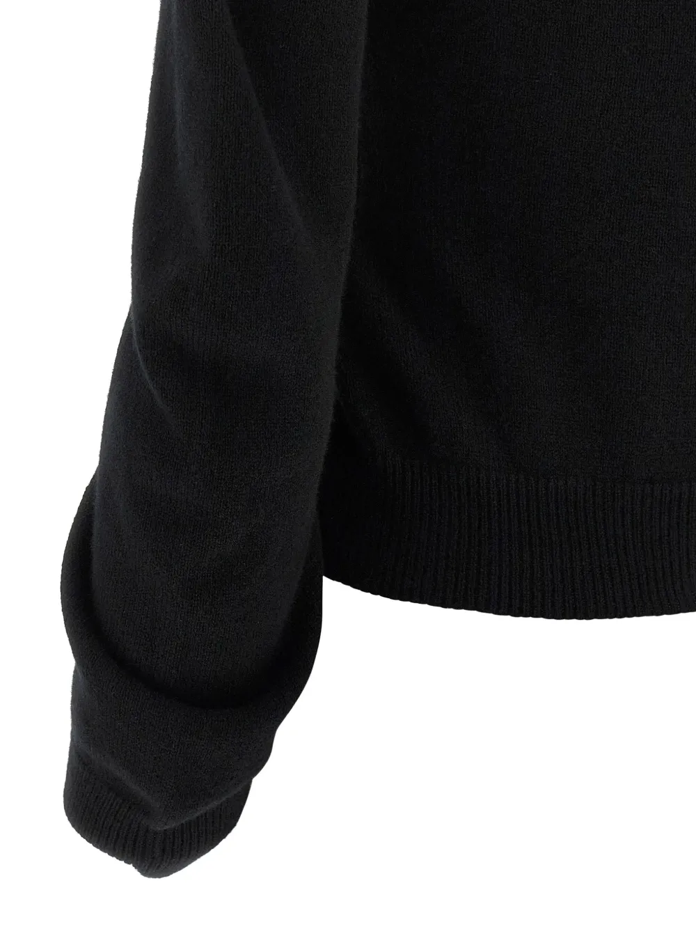 Nude Long-sleeves Button Cardigan In Black