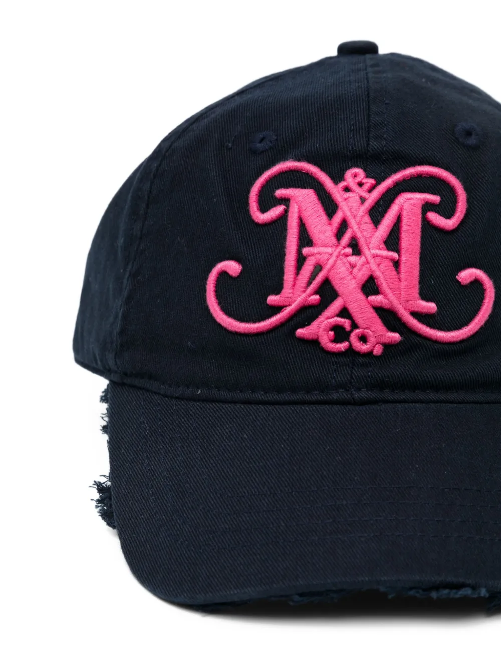 MAX&Co. Kids Gabardine honkbalpet Blauw