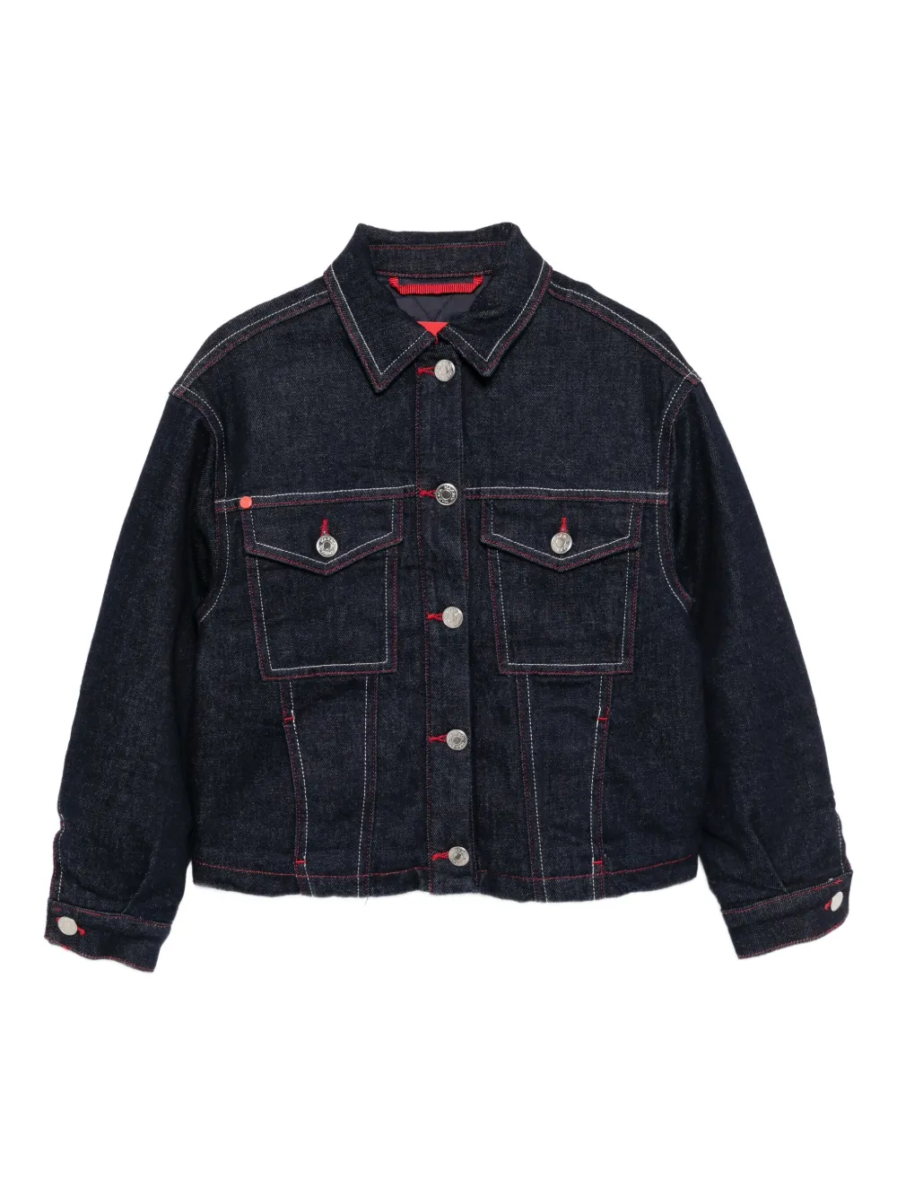 MAX & Co. Kids パデッド デニムジャケット - ブルー MAX & Co. Kids パデッド デニムジャケット - ブルー