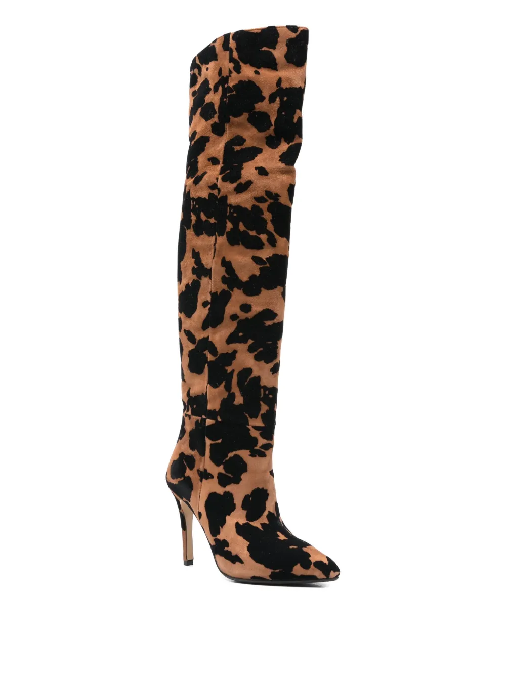 L Arianna Animal-print Knee-high Boots In Animal Print