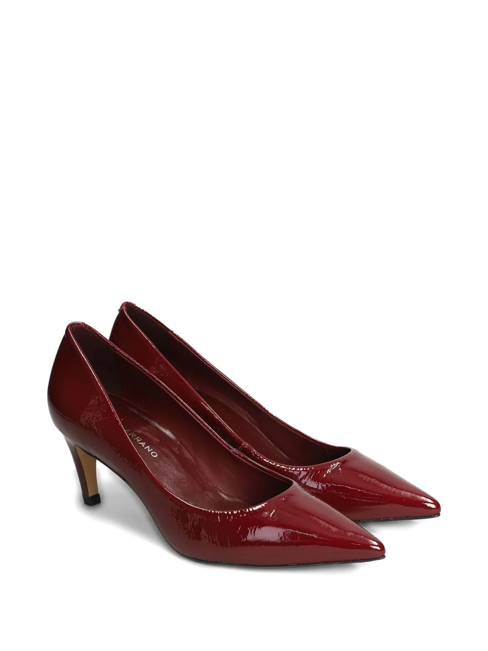 CARRANO 63 mm pumps met puntige neus Rood